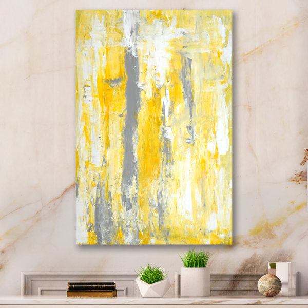 Wrought Studio Grey Meets Yellow Modern Art Modern & Contemporary